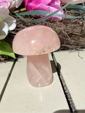 Rose Quartz Mushroom